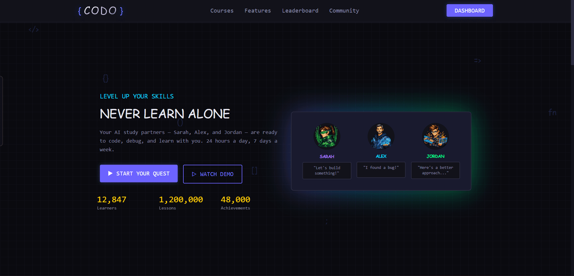 Codo — AI Coding Education Platform